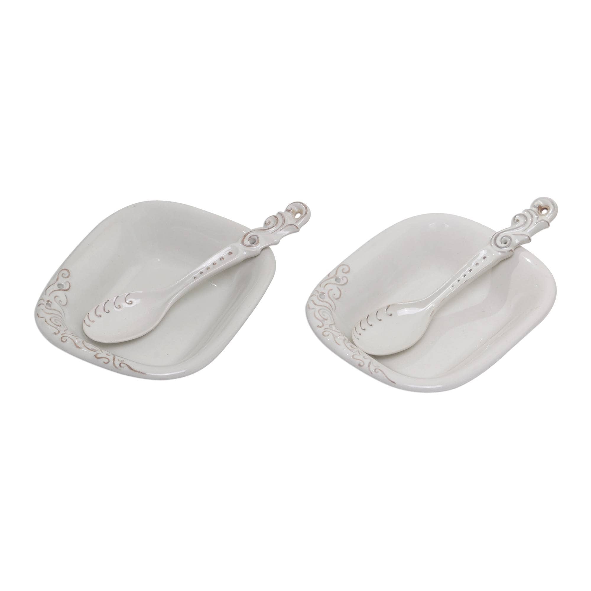 Handmade Ceramic Bowls And Spoons Indonesia