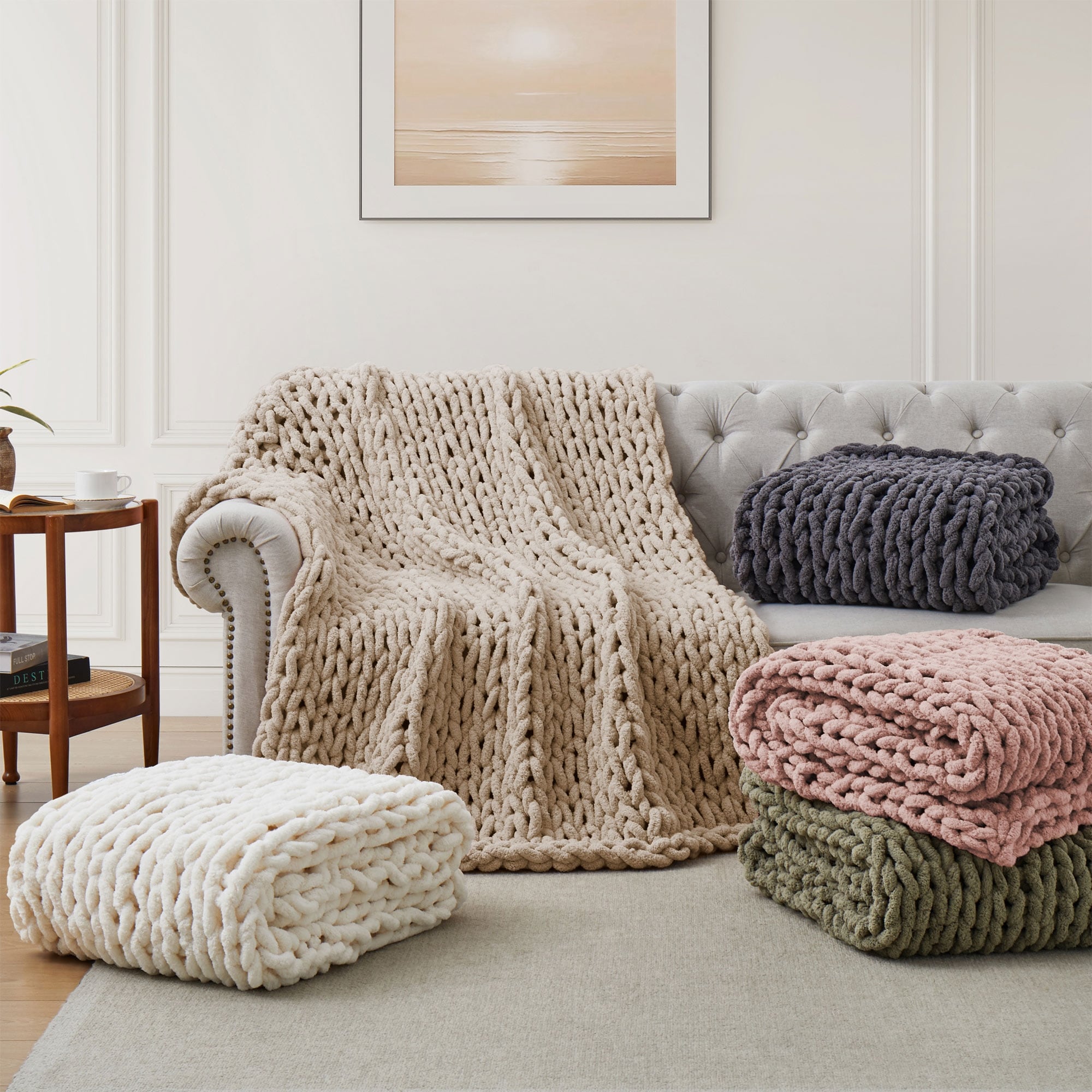 Natural Down And Feather Blanket