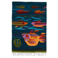 Handmade Colorful Aquarium Wool Tapestry Peru