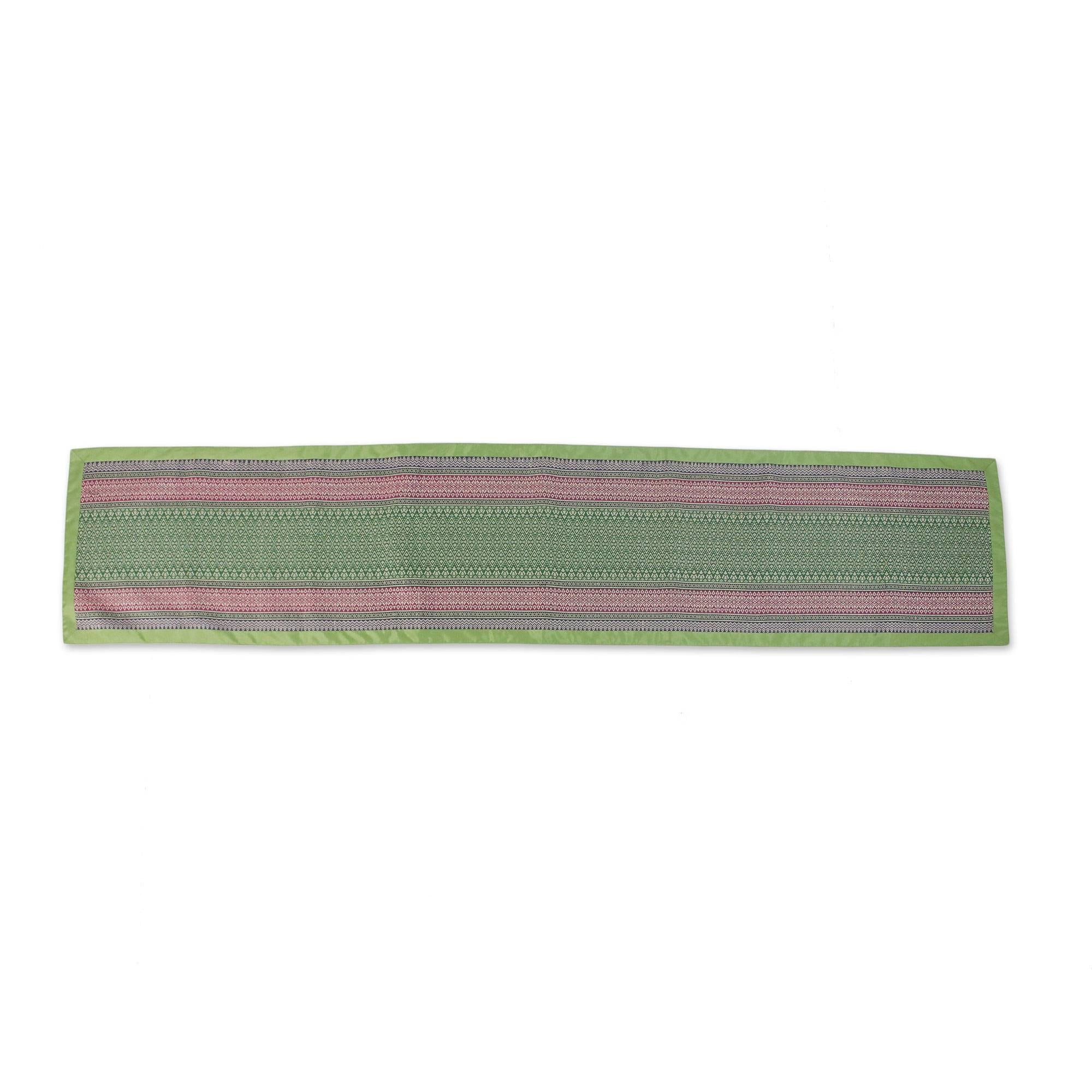 Handmade Cotton Blend Table Runner Thailand