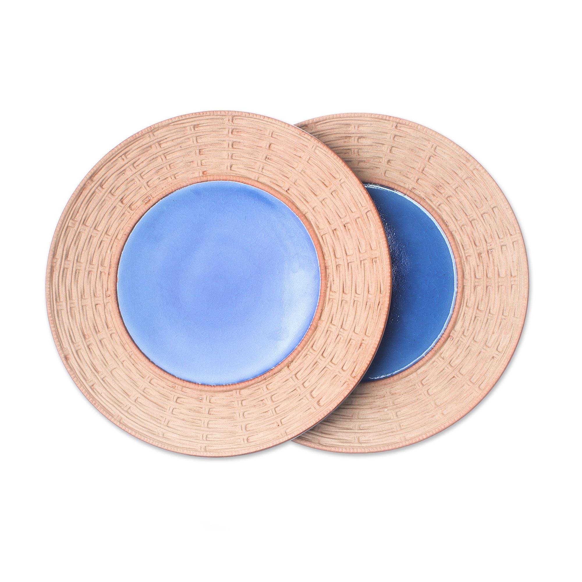 Handmade Country Meal Ceramic Plates Thailand