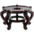 Handmade Dark Rosewood 15.5 Inch Fishbowl Stand China