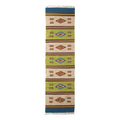 Handmade Diamond Oasis Wool Runner India Big