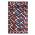 Handmade Diamond Sky Chain Stitched Wool Rug India Big