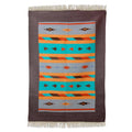 Handmade Dream Stars Wool Dhurrie Rug India Big
