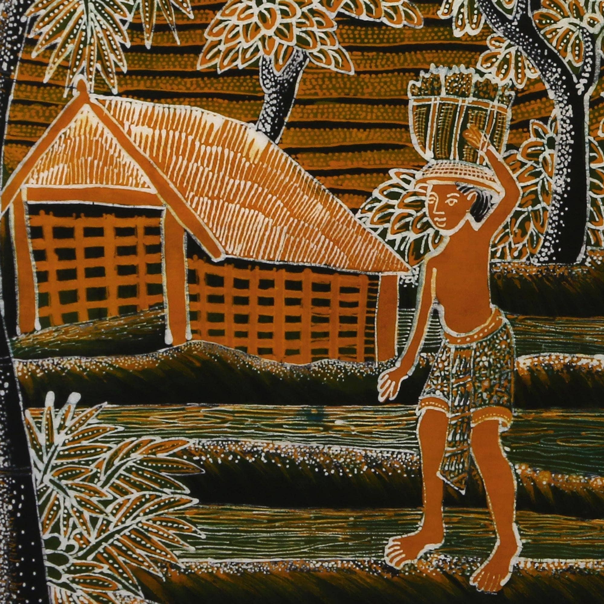 Handmade Farmers Routine Wall Hanging Indonesia