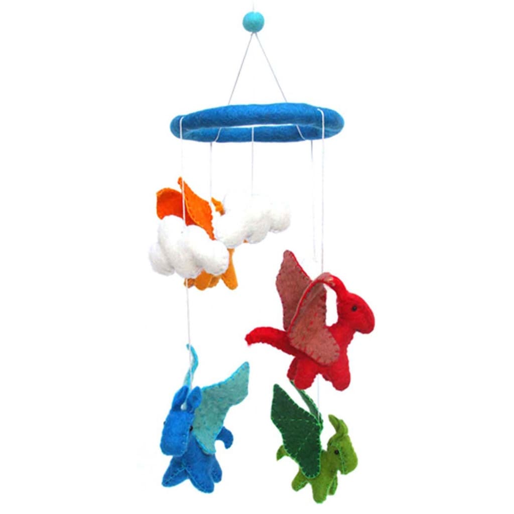 Handmade Felt Dragon Mobile Nepal