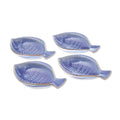 Festive Fish Ceramic Appetizer Bowls Set Of 4 N A