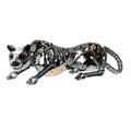 Handmade Fierce Panther Auto Part Sculpture Mexico 75 X 25 X 22