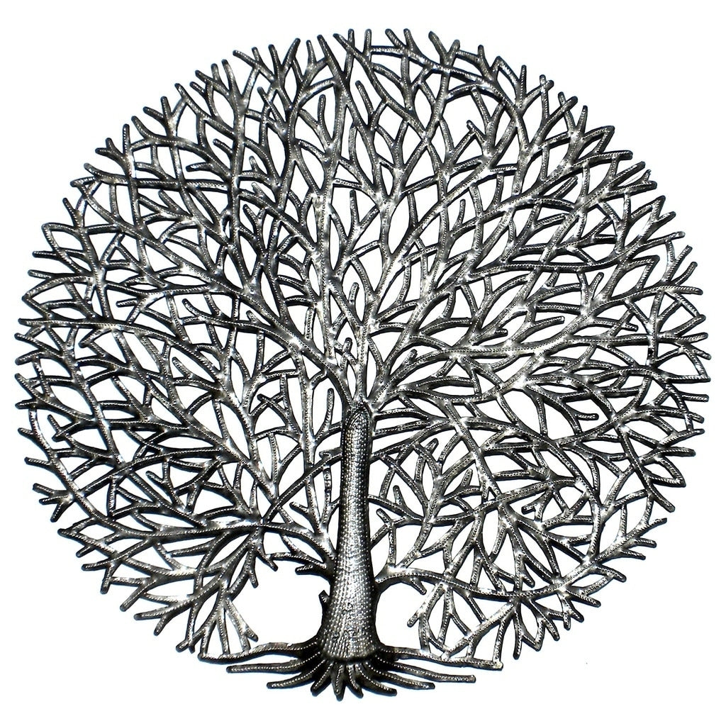 Handmade Fine Tree Of Life Metal Art Haiti