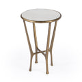 Butler Flavio Metal Stone End Table