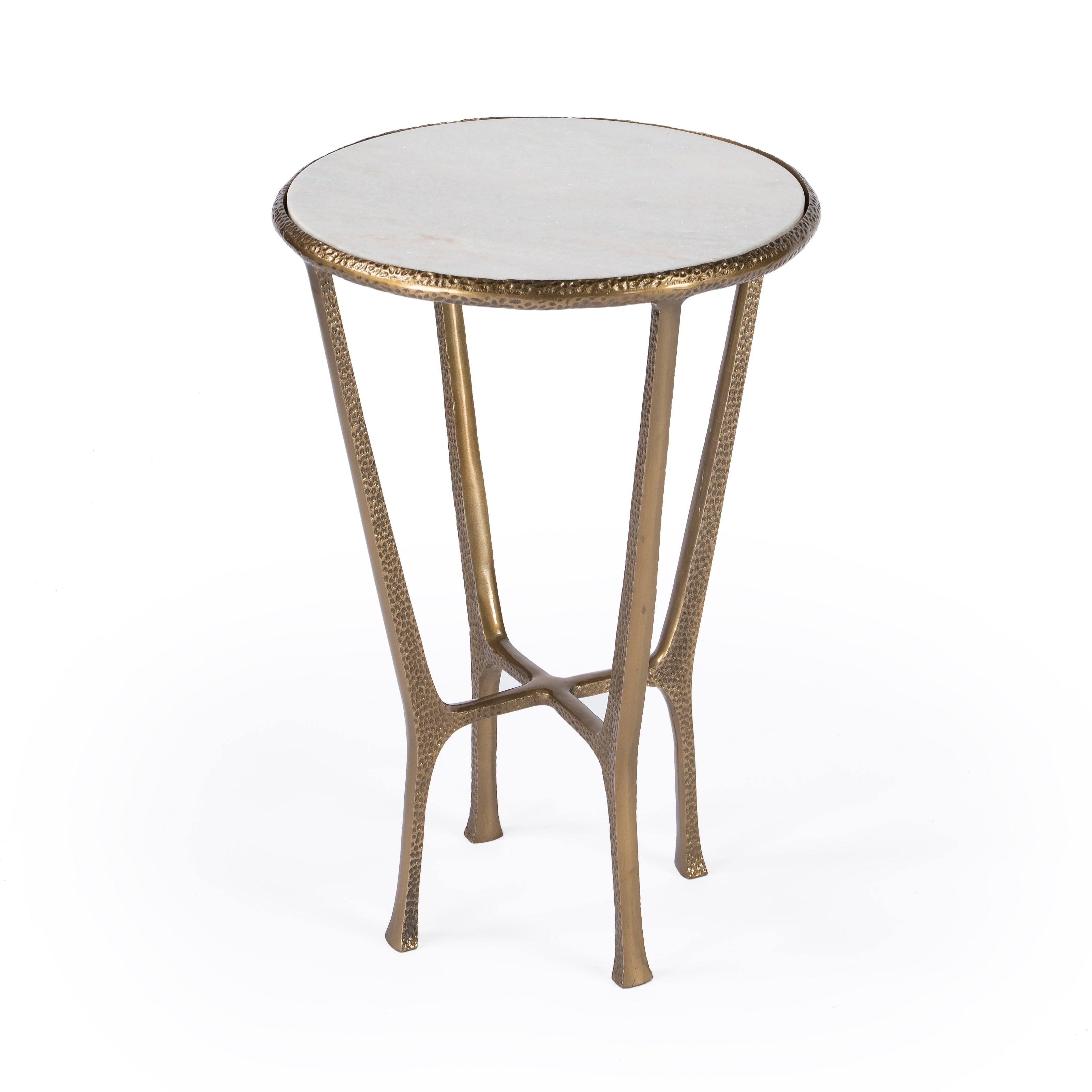 Butler Flavio Metal Stone End Table