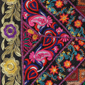 Handmade Floral Window Patchwork Wall Hanging India