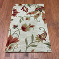 Handmade Herat Oriental Indo Floral Wool Rug India 26 X 4