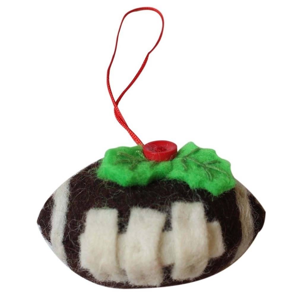 Handmade Football Felt Ornament Nepal
