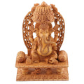 Handmade Ganeshas Blessing Ii Wood Sculpture India 36 X 25 X 16
