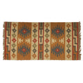 Handmade Geometric Fantasy Jute Rug India Big