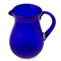 Handmade Glass Cobalt Charm Blue Pitcher Mexico