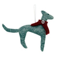 Handmade Greyhound Felt Ornament Nepal