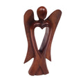 Wood Figurine Heart Of An Angel Indonesia