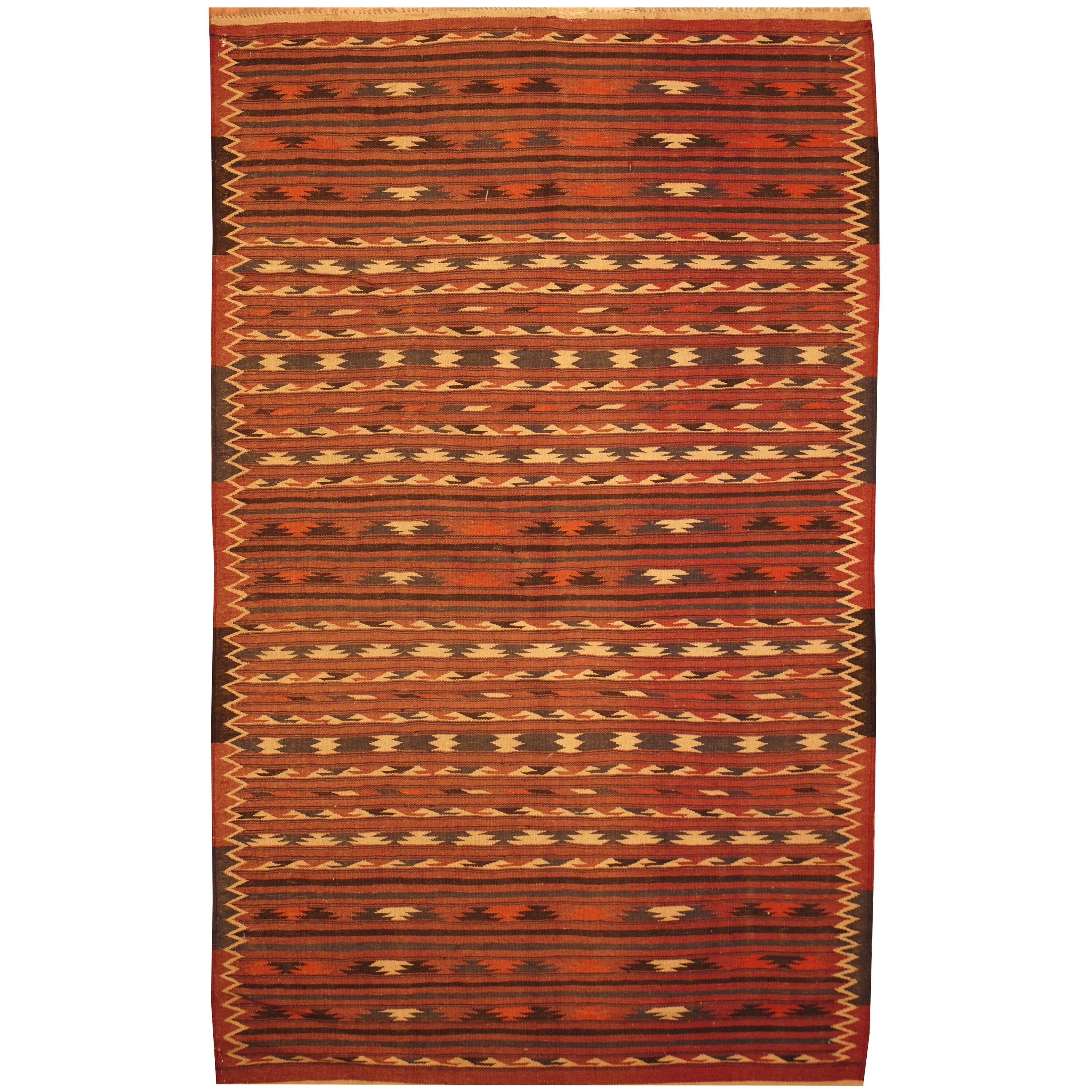 Handmade Herat Oriental Afghan Hand Woven Wool Kilim 4 X 64 4 X 64