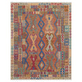 Handmade Herat Oriental Afghan Hand Woven Wool Kilim 65 X 8