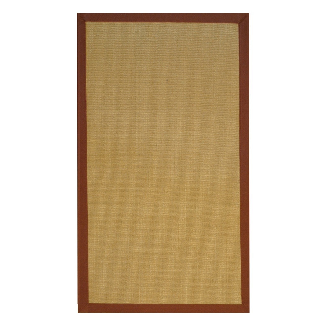 Handmade Herat Oriental Asian Beige Brown Sisal Natural Fiber Rug China 26 X 4