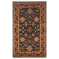 Handmade Herat Oriental Indo Hand Knotted Kazak Wool Rug India 3 X 5