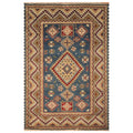 Handmade Herat Oriental Indo Hand Knotted Kazak Wool Rug India 4 X 6