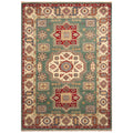 Handmade Herat Oriental Indo Hand Knotted Kazak Wool Rug India 6 X 9