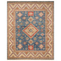 Handmade Herat Oriental Indo Hand Knotted Kazak Wool Rug India 8 X 10