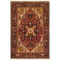 Handmade Herat Oriental Indo Hand Knotted Serapi Wool Rug 4 X 6 4 X 6