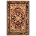 Handmade Herat Oriental Indo Hand Knotted Serapi Wool Rug 4 X 6 4 X 6