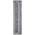 Handmade Herat Oriental Indo Hand Loomed Distressed Silk Rug 26 X 10 26 X 10