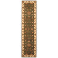 Handmade Herat Oriental Indo Hand Tufted Mahal Wool Rug 27 X 10 27 X 10