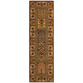 Handmade Herat Oriental Indo Hand Tufted Tabriz Wool Rug 25 X 8 25 X 8