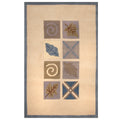 Handmade Herat Oriental Indo Hand Tufted Tibetan Wool Rug 5 X 78 5 X 78