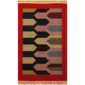 Handmade Herat Oriental Indo Hand Woven Chenille Flatweave Rug 25 X 310 25 X 310