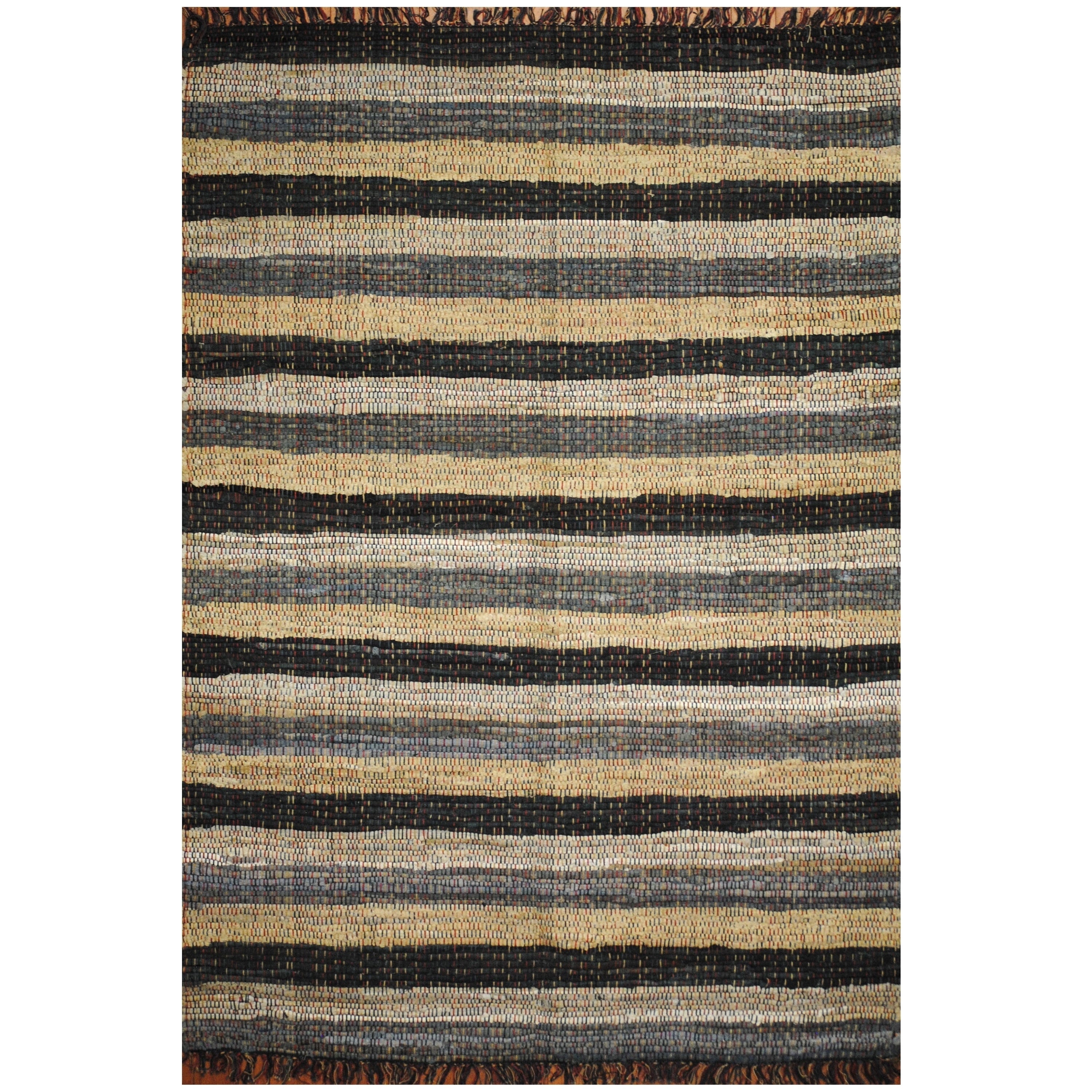 Handmade Herat Oriental Indo Hand Woven Wool Kilim 4 X 6 4 X 6