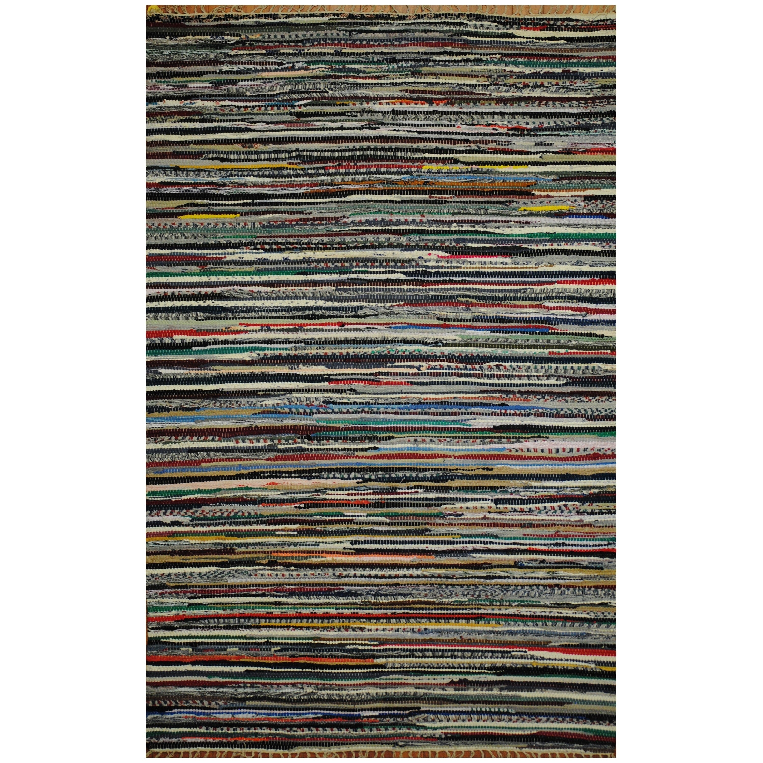 Handmade Herat Oriental Indo Hand Woven Wool Kilim 4 X 6 4 X 6