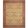 Handmade Herat Oriental Indo Hand Woven Wool Kilim 8 X 10 8 X 10