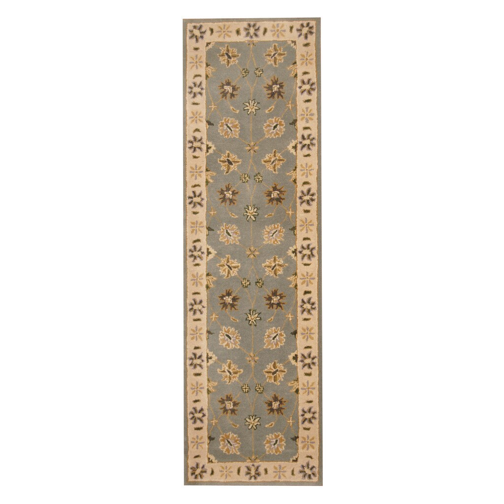 Handmade Herat Oriental Indo Mahal Wool Runner India 24 X 81