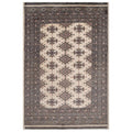 Handmade Herat Oriental Pakistani Hand Knotted Bokhara Wool Rug 44 X 63
