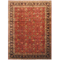 Handmade Herat Oriental Persian Hand Knotted 1960S Semi Antique Tabriz Wool Rug 114 X 16 114 X 16
