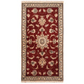Handmade Herat Oriental Persian Hand Knotted Nain Wool Silk Rug Iran 24 X 46