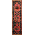 Handmade Herat Oriental Persian Hand Knotted Tribal Hamadan Wool Rug 37 X 126 37 X 126
