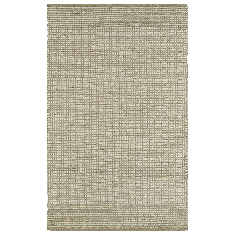 Handmade Ivory Wool Jute Frisco Rug 8 X 10