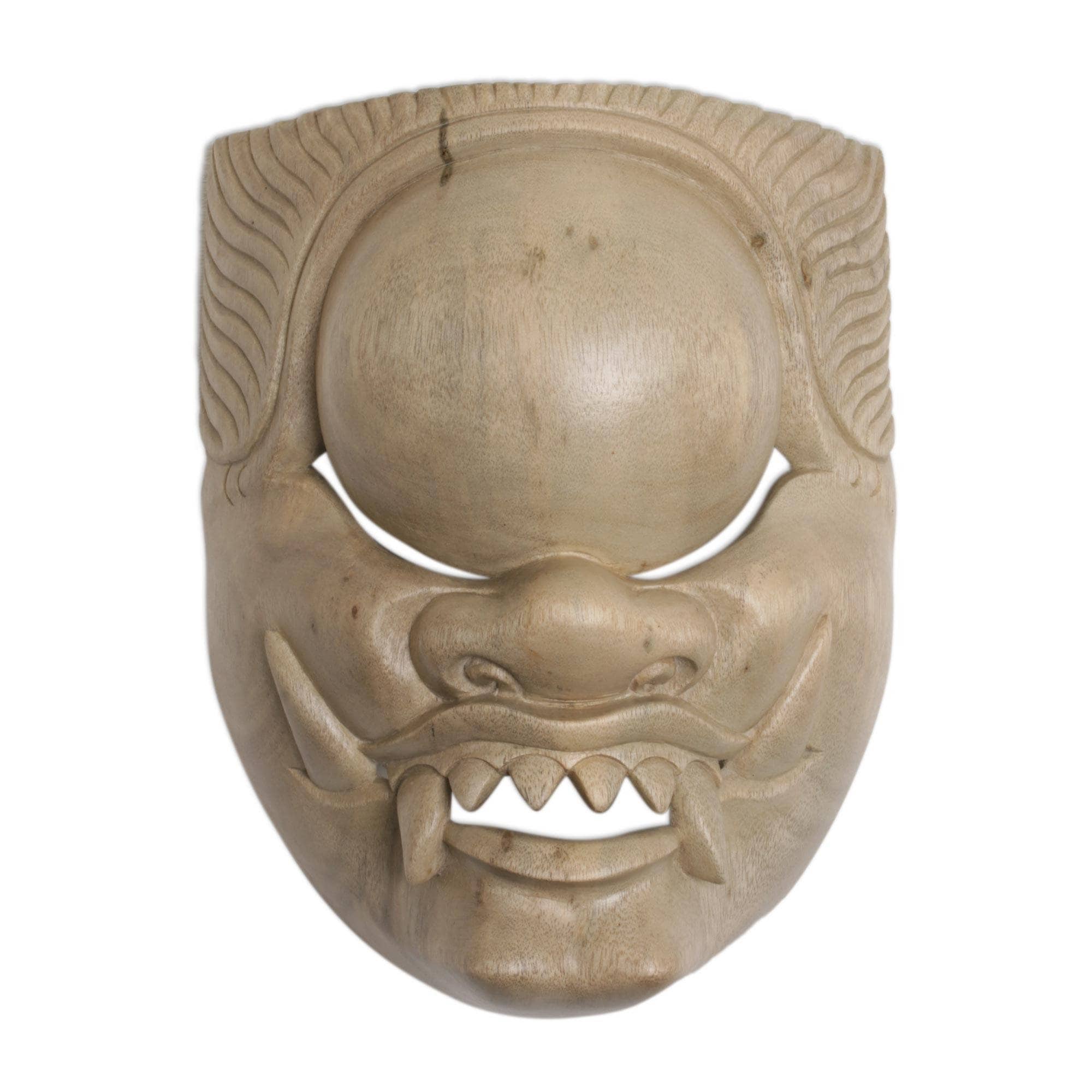 Handmade Kala Rau Wood Mask Indonesia