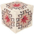Handmade Kilim Upholstered Pouf India