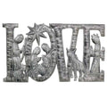 Handmade Love Metal Art With Nativity Scene 9 X 14 Haiti N A